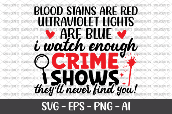 Blood Stains Are Red Ultraviolet Lights