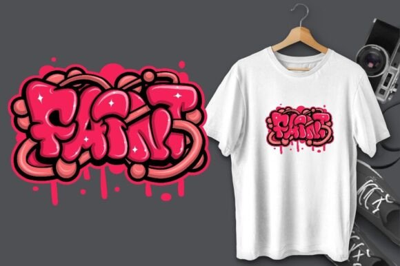Faint: A Graffiti-Inspired Embroidery Design