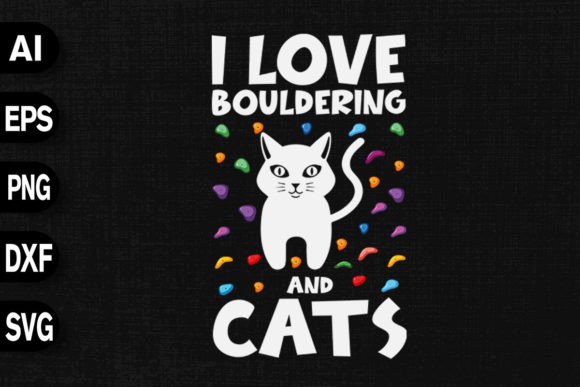 I Love Bouldering and Cats
