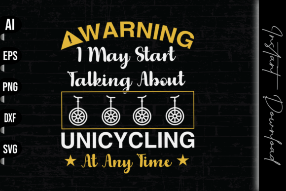 I May Start Talking About Unicycling