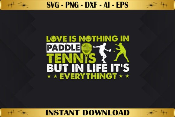 Love is Nothing in Paddle Tennis but