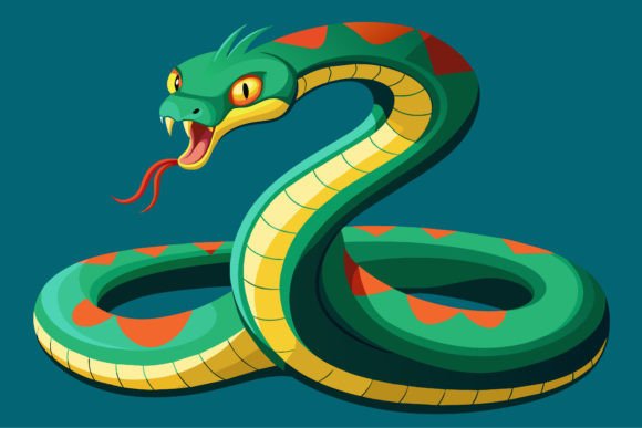 Snake Vector Illustration Design