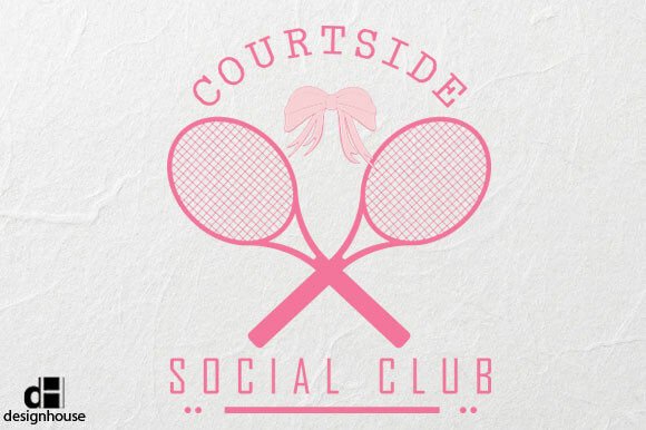 Vintage Tennis Courtside Sport Coquette